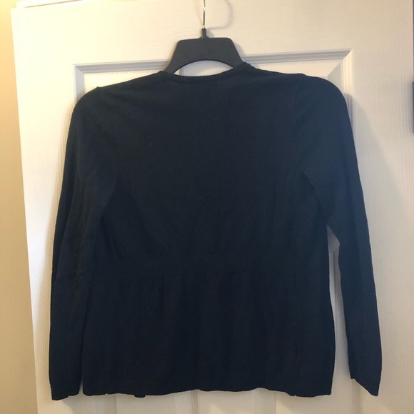 Ann Taylor Loft Outlet Black Cardigan - Picture 2 of 3